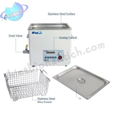 Bể rửa siêu âm để bàn y tế 22 lít hiện số Daihan WUC-D22H
