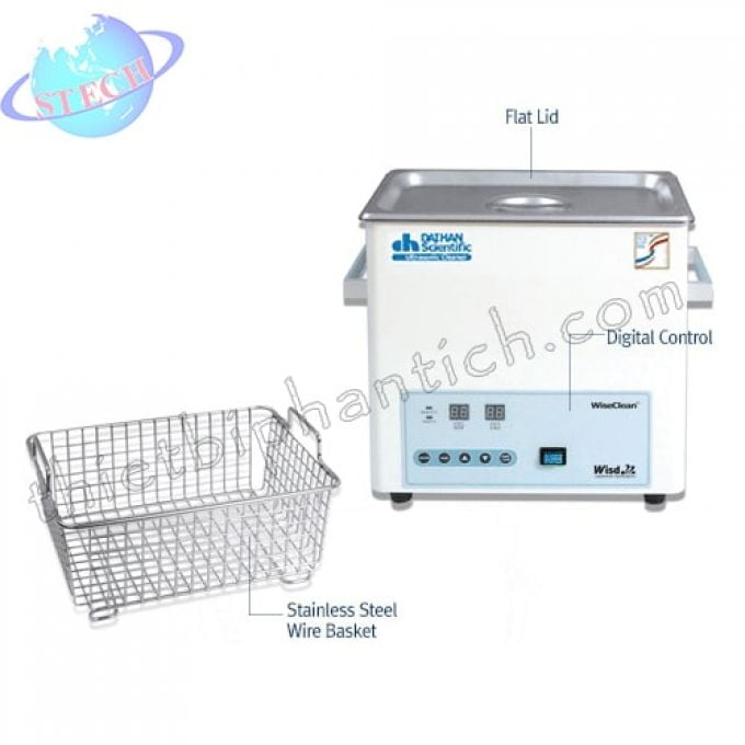 Bể rửa siêu âm để bàn y tế 3.3 lít hiện số Daihan WUC-D03H