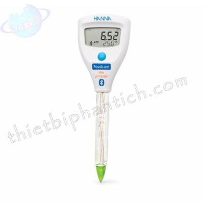 Bút đo pH nhiệt độ HALO2 Bluetooth trong sữa Hanna - USA HI9810342