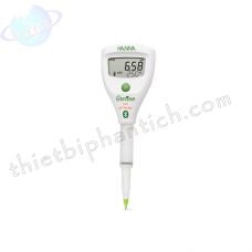 Bút đo pH/nhiệt độ HALO2 Bluetooth trực tiếp trong đất và nước Hanna - USA HI9810302