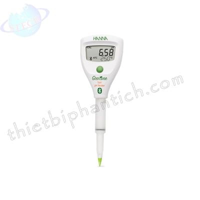 Bút đo pH/nhiệt độ HALO2 Bluetooth trực tiếp trong đất và nước Hanna - USA HI9810302