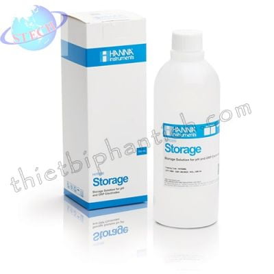 Dung dịch bảo quản điện cực thông dụng pH và ORP, 500mL Hanna Mỹ HI70300L