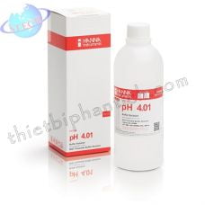 Dung dịch hiệu chuẩn thông dụng pH 4.01, chai 500mL Hanna Mỹ HI7004L