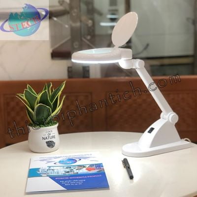 Kính lúp để bàn STECH tiêu chuẩn Quốc Tế 8066D-3X12 (kiểu kính nhỏ gọn, loại xịn)