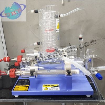 Máy cất nước 2 lần 4 lít/giờ Labsil - Ấn Độ OPTI-D-4 ( thanh đốt silica )