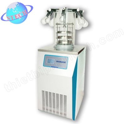 Máy đông khô -56oC, 1.8 lít (kiểu khay nén + giá chia 8 nhánh) BIOBASE BK-FD18PT (-56oC)