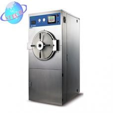 Nồi hấp tiệt trùng tự động, 143 lít, dạng hộp trụ tròn, điều khiển PLC, 2 cửa Sturdy SAT-450HPD