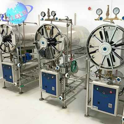 Nồi hấp tiệt trùng nằm ngang 196 lít, sấy khô, bơm nước tự động Sturdy SA-500ABW