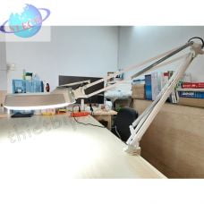 Kính lúp kẹp bàn, thân gập, gương tròn LT-86A 3X Led