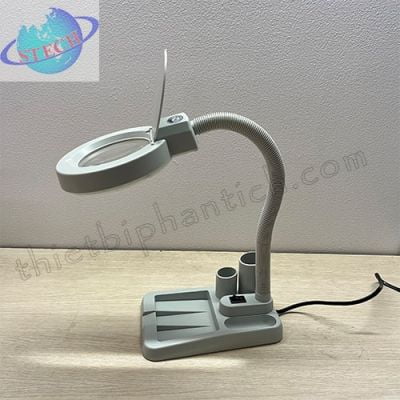 Kính lúp để bàn 10X, đèn LED LT-86D