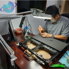 Kính lúp kẹp bàn, thân gập, gương tròn LT-86A 10X Huỳnh quang