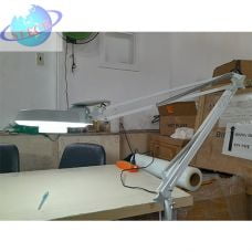 Kính lúp kẹp bàn, thân gập, gương tròn LT-86A 20X Huỳnh quang