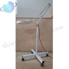 Kính lúp chân di động, thân gập, gương tròn LT-86E 5X LED