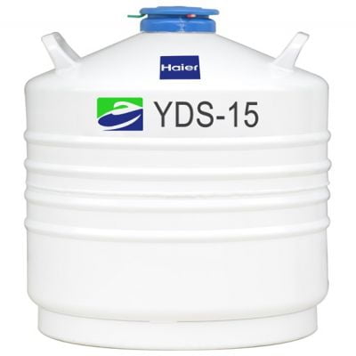 Binh đựng nitơ lỏng bảo quản mẫu lạnh 15 lít Haier YDS-15