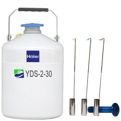 Binh đựng nitơ lỏng bảo quản mẫu lạnh 2 lít Haier YDS-2-30