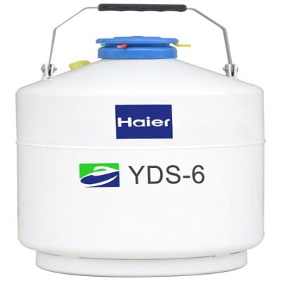 Binh đựng nitơ lỏng bảo quản mẫu lạnh 6 lít Haier YDS-6