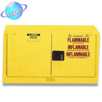 Tủ bảo quản hóa chất chống cháy 64 lít, cửa đóng tự động ECOSAFE SB18