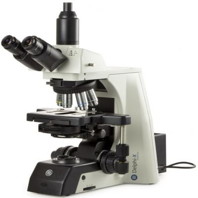 Kính hiển vi phản pha 3 mắt chuyên dụng trong y tế kết nối camera Euromex Hà Lan DX.2153‑PLPHi