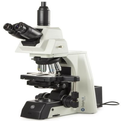 Kính hiển vi phản pha 3 mắt chuyên dụng trong y tế kết nối camera Euromex Hà Lan DX.2158‑PLPHi