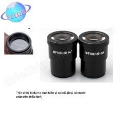 Trắc vi thị kính cho kính hiển vi soi nổi loại có vạch chia trên thấu kính WF10X 20