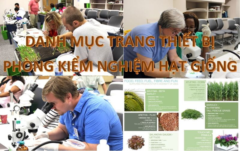 DANH MỤC TRANG THIẾT BỊ PHÒNG KIỂM NGHIỆM HẠT GIỐNG