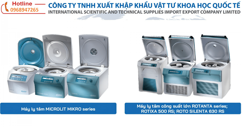 Máy ly tâm chính hãng HETTICH - ĐỨC